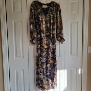 Anthropologie Multicolor Maxi Dress